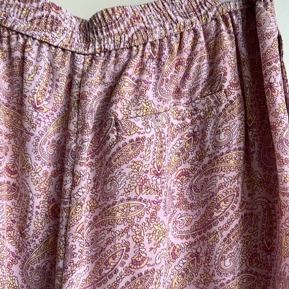 J. Crew Pull-on silk pant in beach paisley - Picture 11 of 14